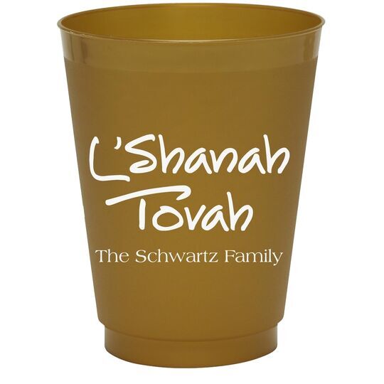 Studio L'Shanah Tovah Colored Shatterproof Cups